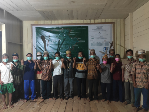 Syukuran karena Keluarnya SK Hutan Desa