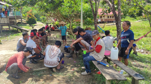 Kerja Bakti Masyarakat Long Jalan